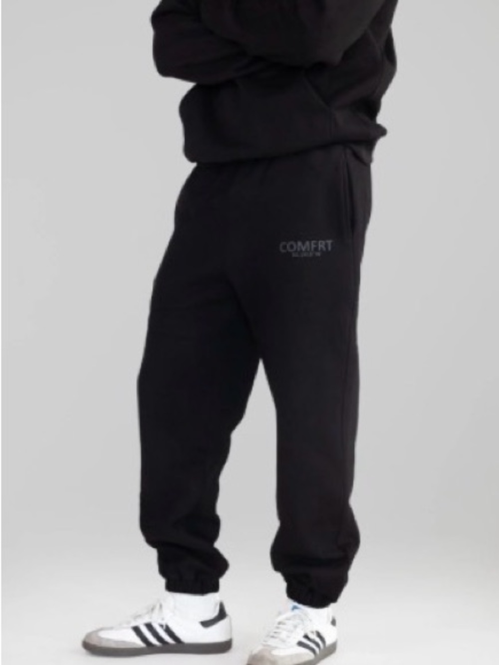 Comfrt Coordinate Black Unisex Jogger Pants